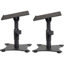Gator Frameworks GFWSPKSTMNDSK Pair of Adjustable Desktop Studio Monitor Stands