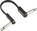 EBS PCF-D10 Deluxe Flat Patch Cable, Right-Angle - Red One Music