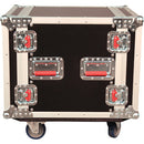 Gator G-TOUR 14U CAST Tour Style ATA Flight Rack Case avec roulettes - 14U, 19" de profondeur 