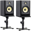 Gator Frameworks GFWSPKSTMNDSK Pair of Adjustable Desktop Studio Monitor Stands