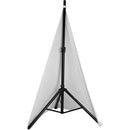 On-Stage Ssa100W White Speaker / Lighting Stand Skirt / Scrim - Red One Music