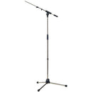 K&M 210/8 Black Telescoping Tripod Microphone And Boom Black - Red One Music
