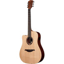 Lag Guitars TL70DCE Tramontane 70 Left-Handed Dreadnought Acoustic Electric Guitar - Natural