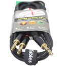 ProX-XC-SYP10 10 Ft. Unbalanced TRS-M Stereo to Dual TS High Performance Audio Y Cable - Red One Music