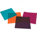 American DJ CGS-7B Feuilles de gel prédécoupées pour projecteurs Par46 – Pack B Ambre/Turquoise/Mauve/Rose
