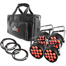 Chauvet Dj SLIMPACKQ12ILS SlimPACK Q12 USB Quad LED Par Can Package