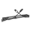 Adam Hall AH-87463 19" Led Rack Light w/ Two Goosenecks - Cold-White, Blue
