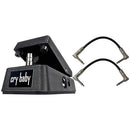 Dunlop Cbm95 Crybaby Mini Crybaby Mini Wah Pedal W 2 Patch Cables - Red One Music
