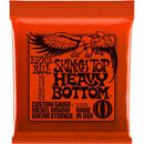 Ernie Ball Nickl Skn-T Hvy-B 2215Eb Skinny Top Heavy Bottom Slinky Nickel Wound Electric Guitar Strings - Red One Music