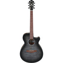 Ibanez AEG70TCH - AEG Body Single Cutaway Acoustic Guitar - Transparent Charcoal Burst High Gloss