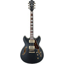 Ibanez AS73GBKF AS Artcore - Corps semi-creux avec micros Classic Elite - Noir plat
