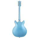 Guild NEWARK Starfire 1-DC Guitare électrique double corps avec cordier Vibrato Guild - Pelham Blue 