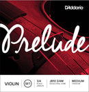 D'Addario J810 3/4 Prelude Violin String Set Medium
