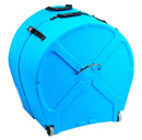 Hardcase HNP22BLB 22" Bass Drum Case with Wheels and Pull Handle (Light Blue)
