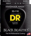 DR Handmade Strings BKB-50 Cordes de basse avec revêtement Black Beauties – Lourdes (50-110)