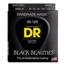 DR Handmade Strings BKB5-45 Pack de 5 cordes pour basse avec revêtement Black Beauties - Moyen (45-125)