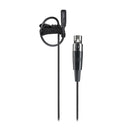Audio-Technica BP899LCT4 Subminiature Omnidirectional Condenser Lavalier Microphone - Low-Sensitivity Wireless TA4F Black