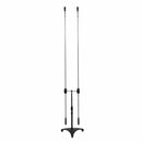 Galaxy Audio CBM-524D 1/2 "Diaphragme or Double Microphones Boom en fibre de carbone avec 62" Stand de réglage