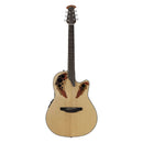 Ovation CE44-4 Celebrity Elite Series - Guitare électro-acoustique à corps Lyrachord de profondeur moyenne - Naturel