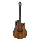 Ovation CE44P-FKOA Celebrity Elite Plus Series – Guitare électro-acoustique Lyrachord mi-profond – Table en Koa figuré
