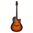 Ovation CE48-1 Celebrity Elite - Guitare électro-acoustique à corps super peu profond - Sunburst