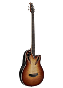 Ovation CEB44X-7C Celebrity Collection® Mid Depth Acoustic Electric Bass with OP-4CT Preamp - Cognac Burst/Natural