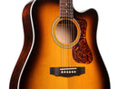 Guild WESTERLY D-140CE ATB - Guitare acoustique Dreadnought Single Cutaway - Antique Burst Gloss