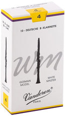 Vandoren CR164 BB Clarinet White Master Reeds Force 4 (boîte de 10)