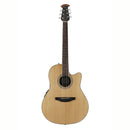 Ovation CS24-4 Celebrity Standard Series – Guitare électro-acoustique Lyrachord de profondeur moyenne – Naturel