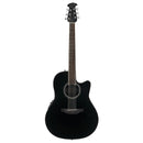 Ovation CS24-5 Celebrity Standard Series – Guitare électro-acoustique Lyrachord de profondeur moyenne – Noir