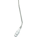 Shure CVO-W/C Microphone aérien cardioïde avec préampli en ligne - Blanc
