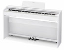 Casio PX870WE Privia Piano numérique 88 touches avec support d'armoire et pédales (blanc)