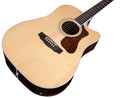 Guild WESTERLY D-260CE Deluxe - Guitare acoustique Dreadnought à pan coupé - Naturel brillant