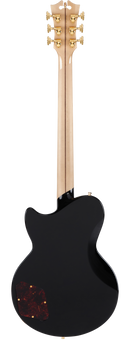 D'Angelico DELUXE ATLANTIC Series Electric Guitar (Solid Black)