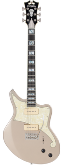 D'Angelico DELUXE BEDFORD Series Electric Guitar (Desert Gold)