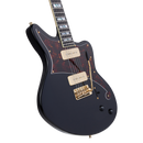 D'Angelico DELUXE BEDFORD Series Electric Guitar (Solid Black)