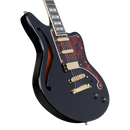 D'Angelico DADBEDSHSBKGS Guitare électrique semi-creuse (Noir)