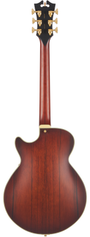 D'Angelico DELUXE SS Semi Hollow-Body Electric Guitar (Satin Brown Burst)