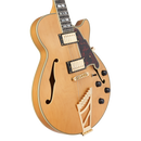 D'Angelico DELUXE SS Semi Hollow-Body Electric Guitar (Satin Honey)