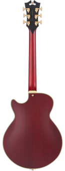 D'Angelico DELUXE SS Semi Hollow-Body Electric Guitar (Satin Trans Wine)