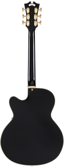 D'Angelico EXCEL 59 Series Hollow Body Electric Guitar (Solid Black)
