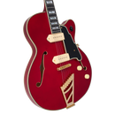 D'Angelico DAE59TCHGT Guitare électrique à corps creux (Trans Cherry)