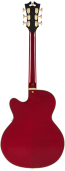 D'Angelico DAE59TCHGT Guitare électrique à corps creux (Trans Cherry)