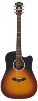D'Angelico EXCEL BOWERY Series Acoustic Electric Guitar (Vintage Sunset)