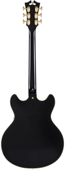 D'Angelico DAEDCSBKGS Excel DC Guitare électrique semi-creuse (noir massif)