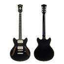 D'Angelico DAESSTSBKSNS Guitare électrique semi-creuse (noir)
