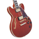D'Angelico DAEMINIDCVIOGS Mini guitare électrique semi-creuse (alto)