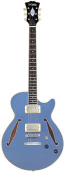 D'Angelico EXCEL SS Series Semi Hollow-Body Electric Guitar (Slate Blue)