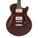 D'Angelico EXCEL MINI DC TOUR Series Semi Hollow-Body Electric Guitar (Solid Wine)