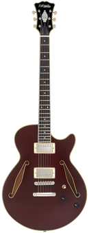D'Angelico EXCEL SS Series Semi Hollow-Body Electric Guitar (Solid Wine)